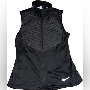 Nike Black Quilted Vest